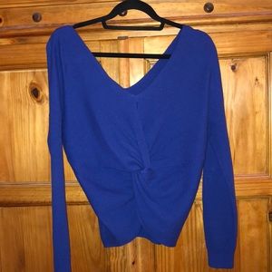 Splendid Wear 2 Way Purple Sweater